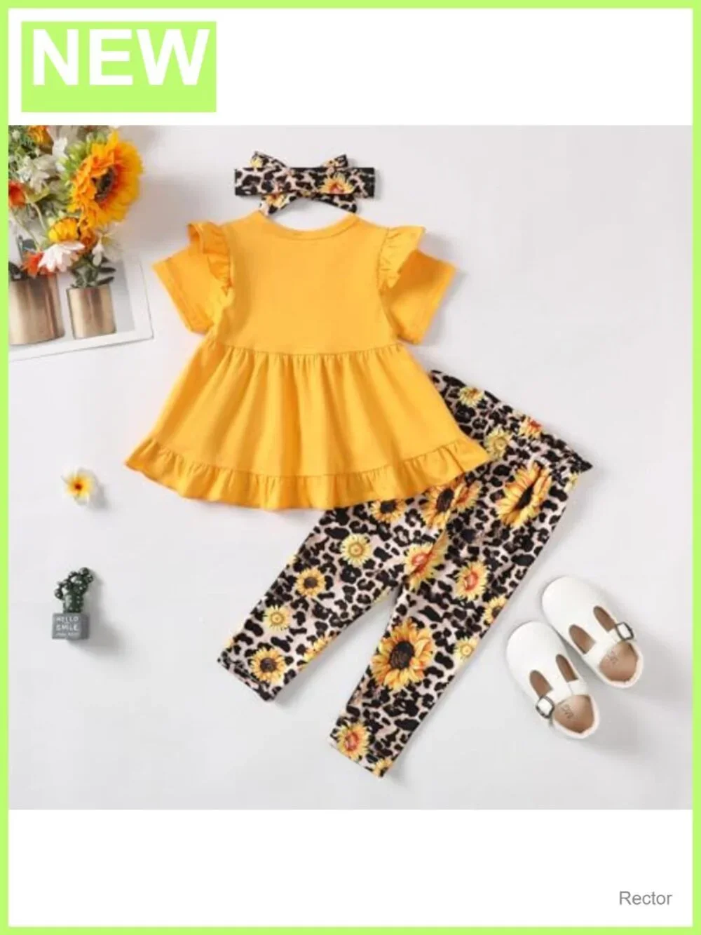 Baby Toddler Girls Ruffle Top Pants Outfit Set 6M-4T